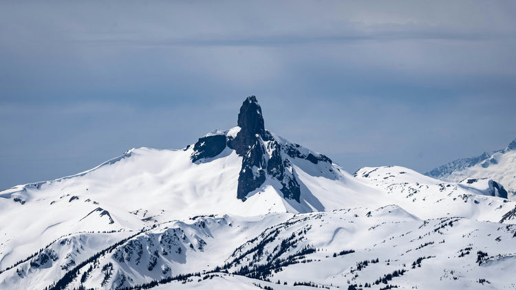 whistler snow mountain artwork print