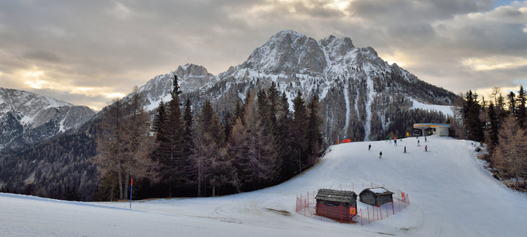 dolomites kronplatz ski resort poster print