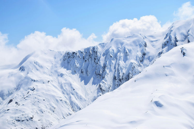 new zealand ski resort poster print