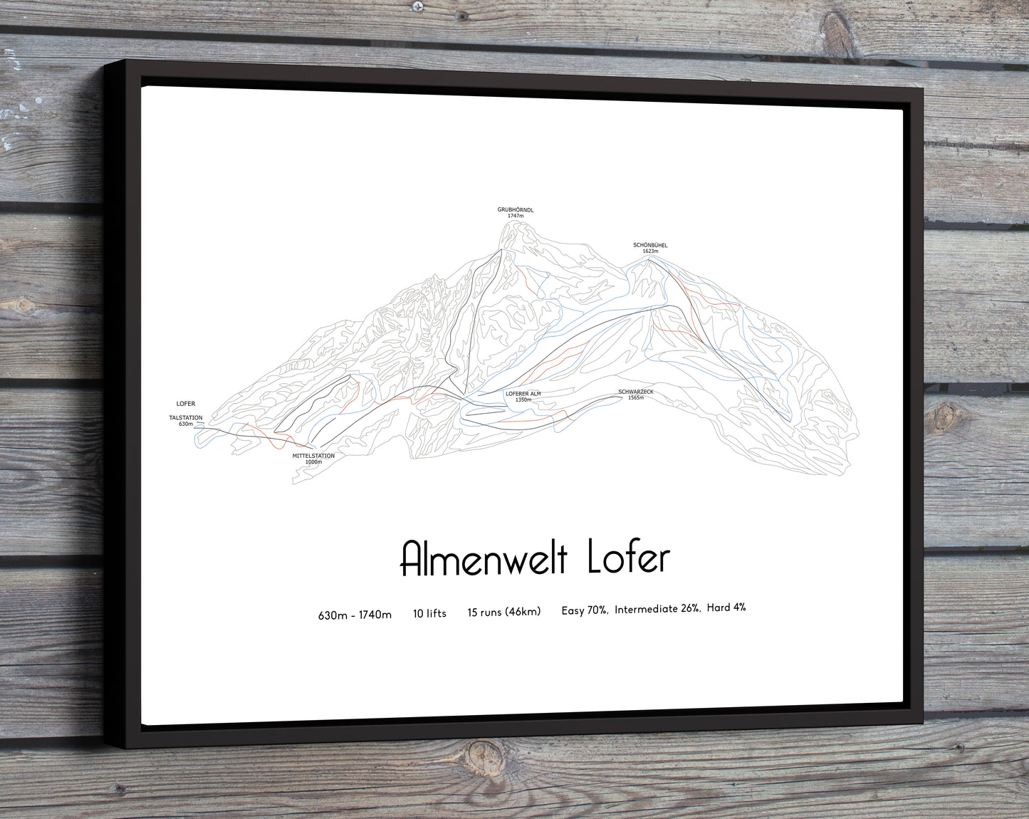 Almenwelt Lofer - Ski Posters & Art Prints