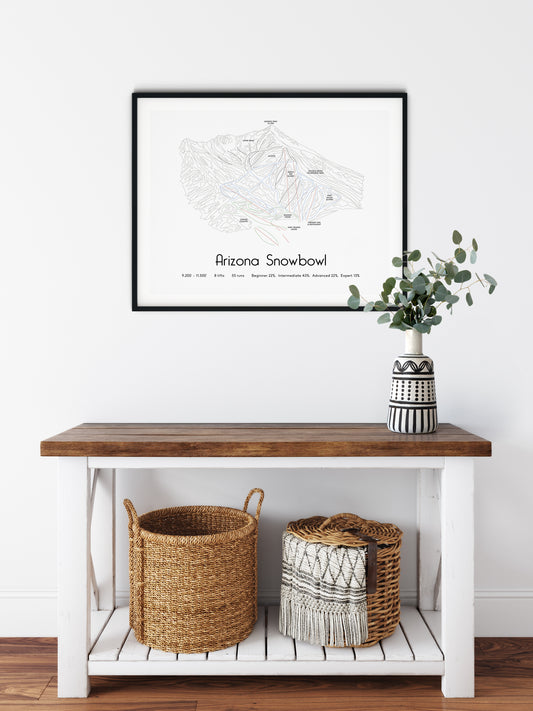 arizona snowbowl mountain artwork hall