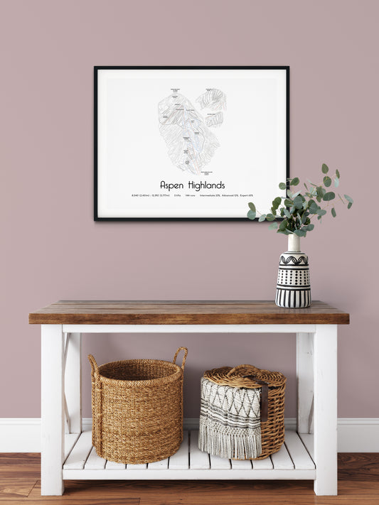 aspen highlands mountain artwork hall