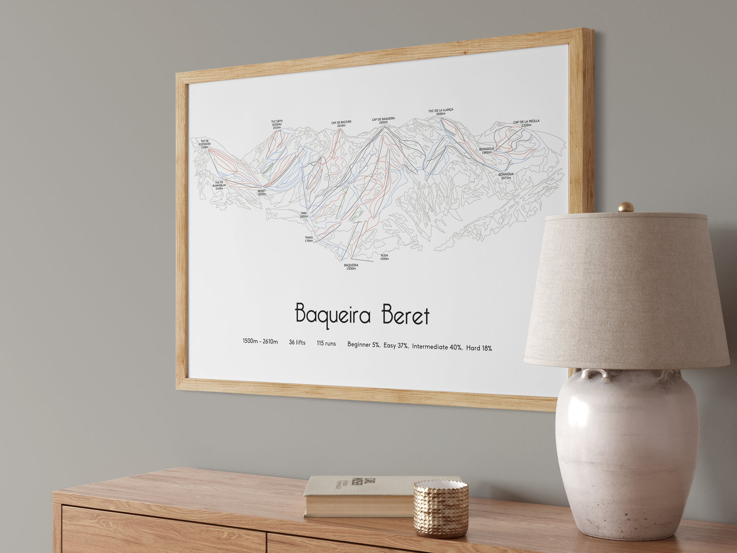 baqueira beret mountain artwork angled