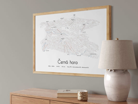 Černá hora | Cerna hora - Janské Lázně | Janske Lazne mountain artwork angled