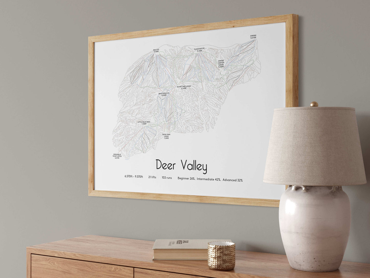 deer valley mountain artwork angled