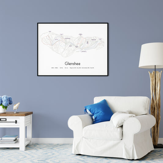 glenshee scotland mountain artwork chair