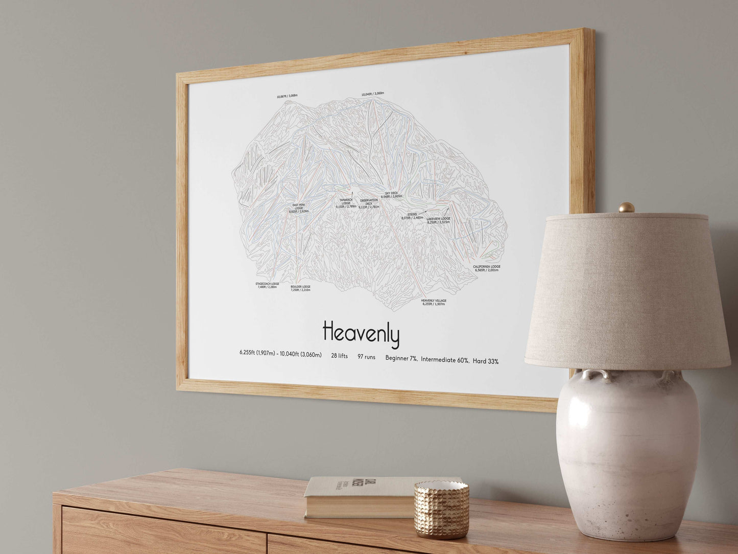heavenly mountain artwork angled