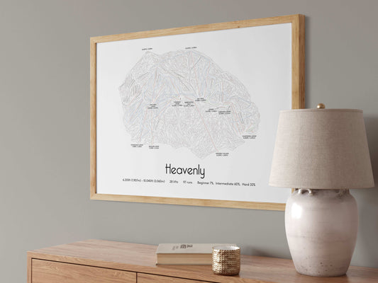 heavenly mountain artwork angled