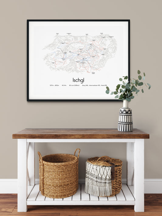 Ischgl mountain artwork hall