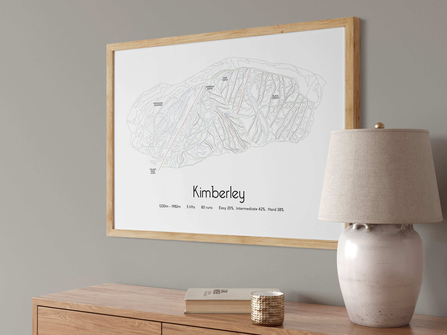 Kimberley mountain artwork angled