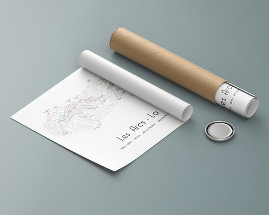 Les Arcs . La Plagne - Ski Posters & Art Prints