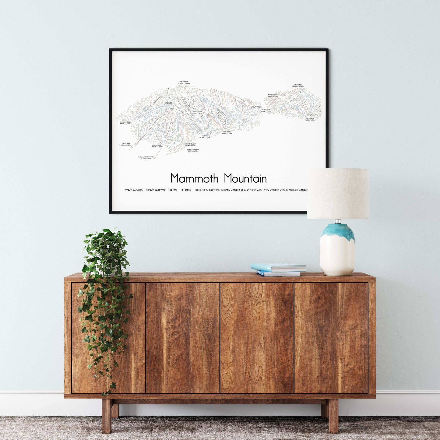 mammoth mountain artwork hall