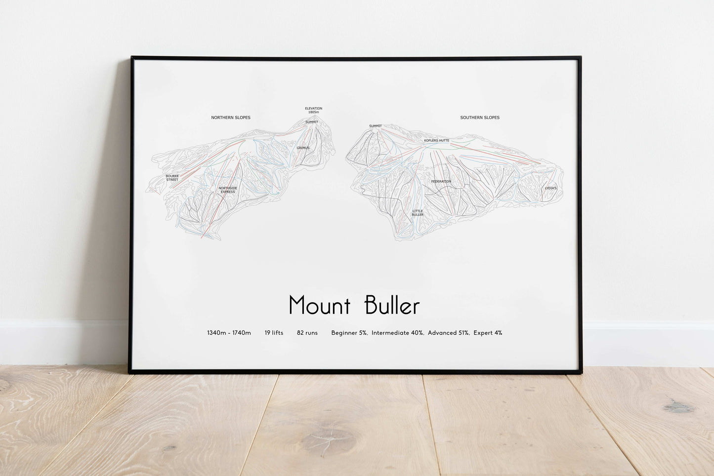 mounta buller mountain artwork black