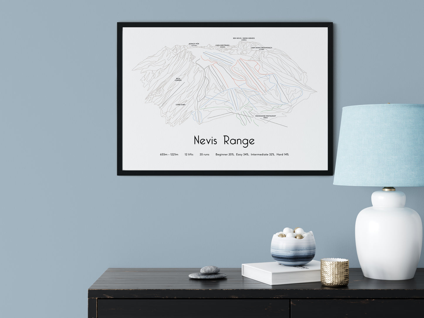 Nevis Range . Scotland - Ski Posters & Art Prints