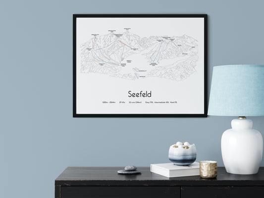 seefeld mountain artwork lamp