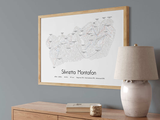 silvretta montafon mountain artwork angled