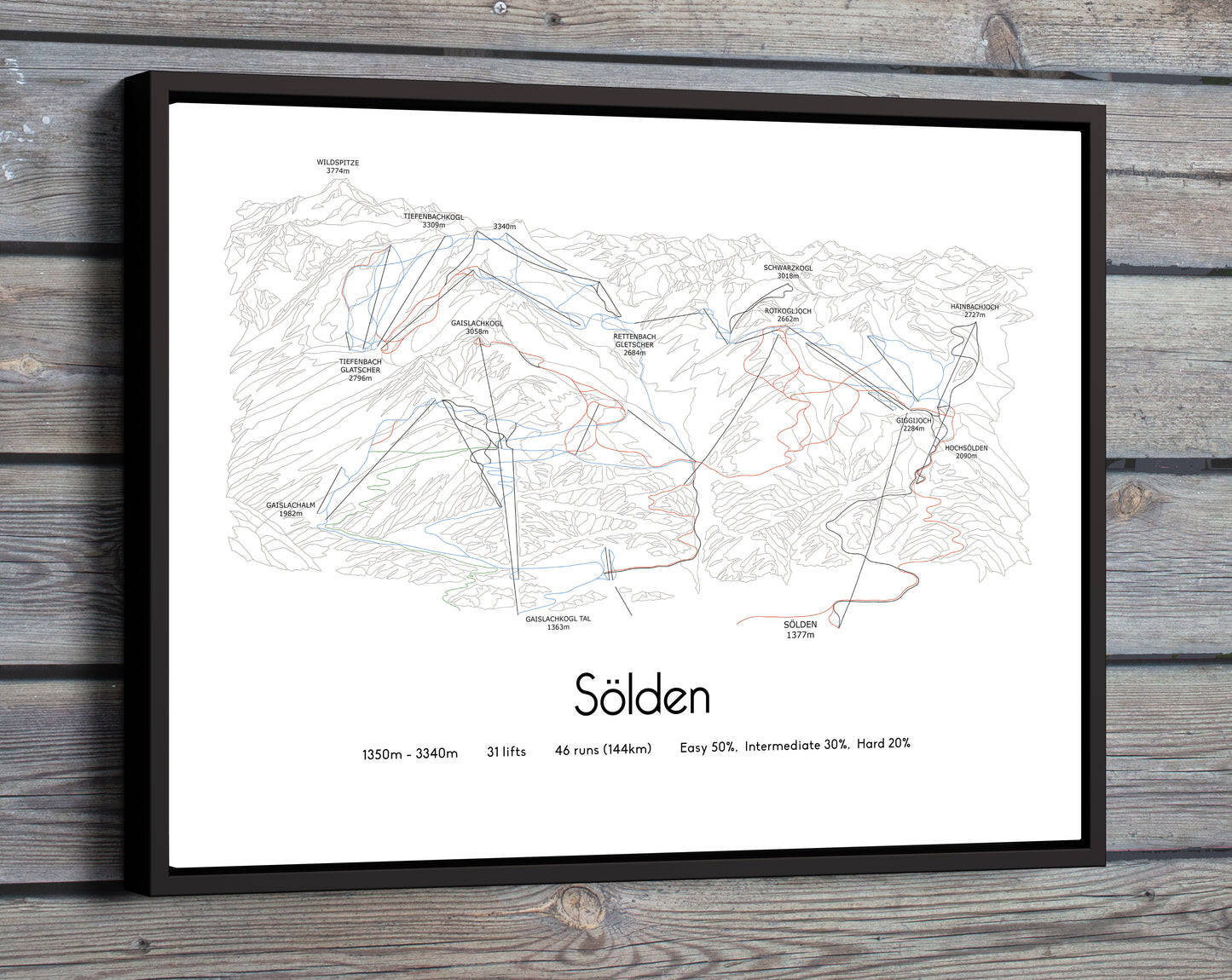 sôlden solden mountain artwork wood