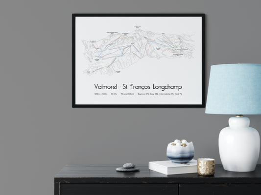 valmorel st francois longchamp mountain artwork lamp