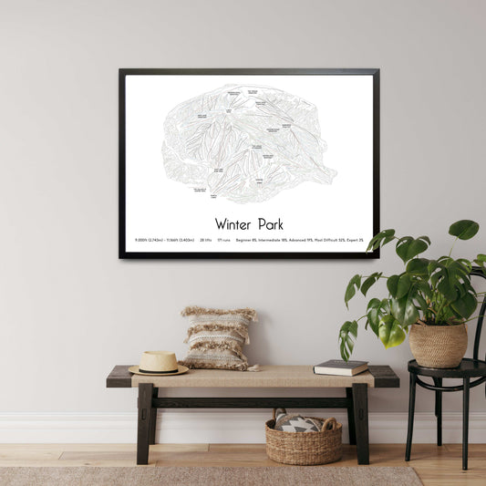 winter park mountain artwork hall