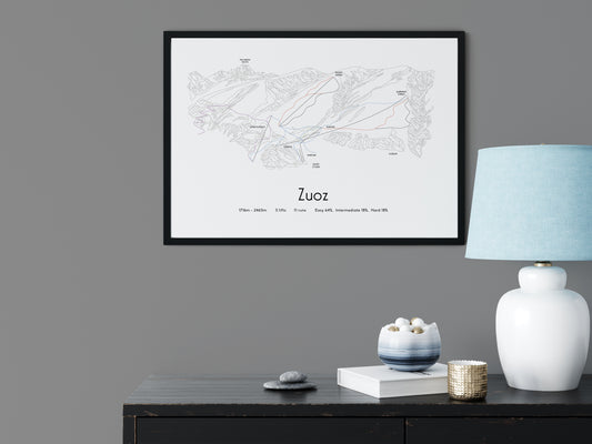 zuoz mountain artwork lamp