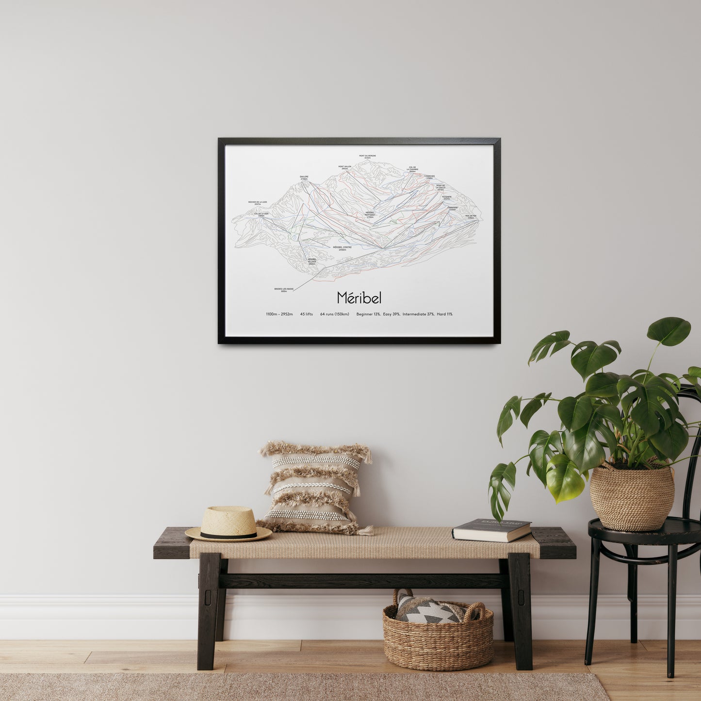 meribel Méribel mountain artwork hall