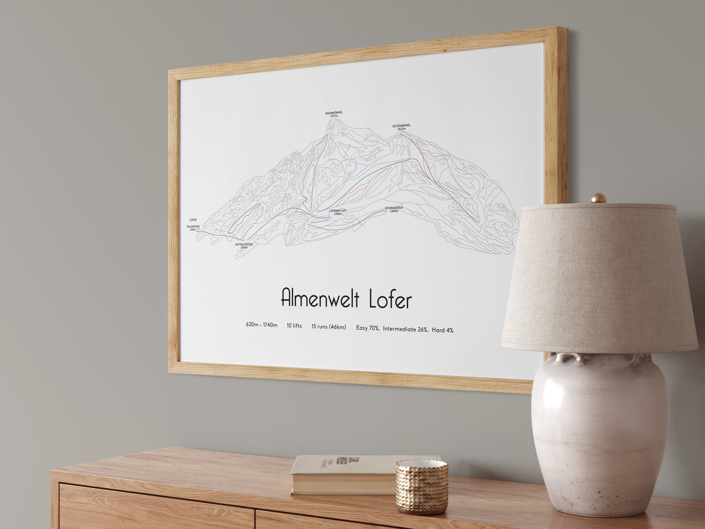 Almenwelt Lofer - Ski Posters & Art Prints