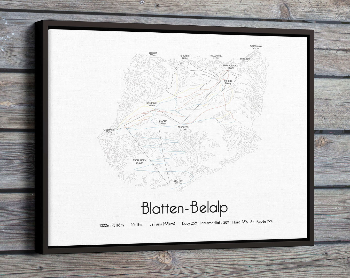 blatten belalp mountain artwork wooden wall