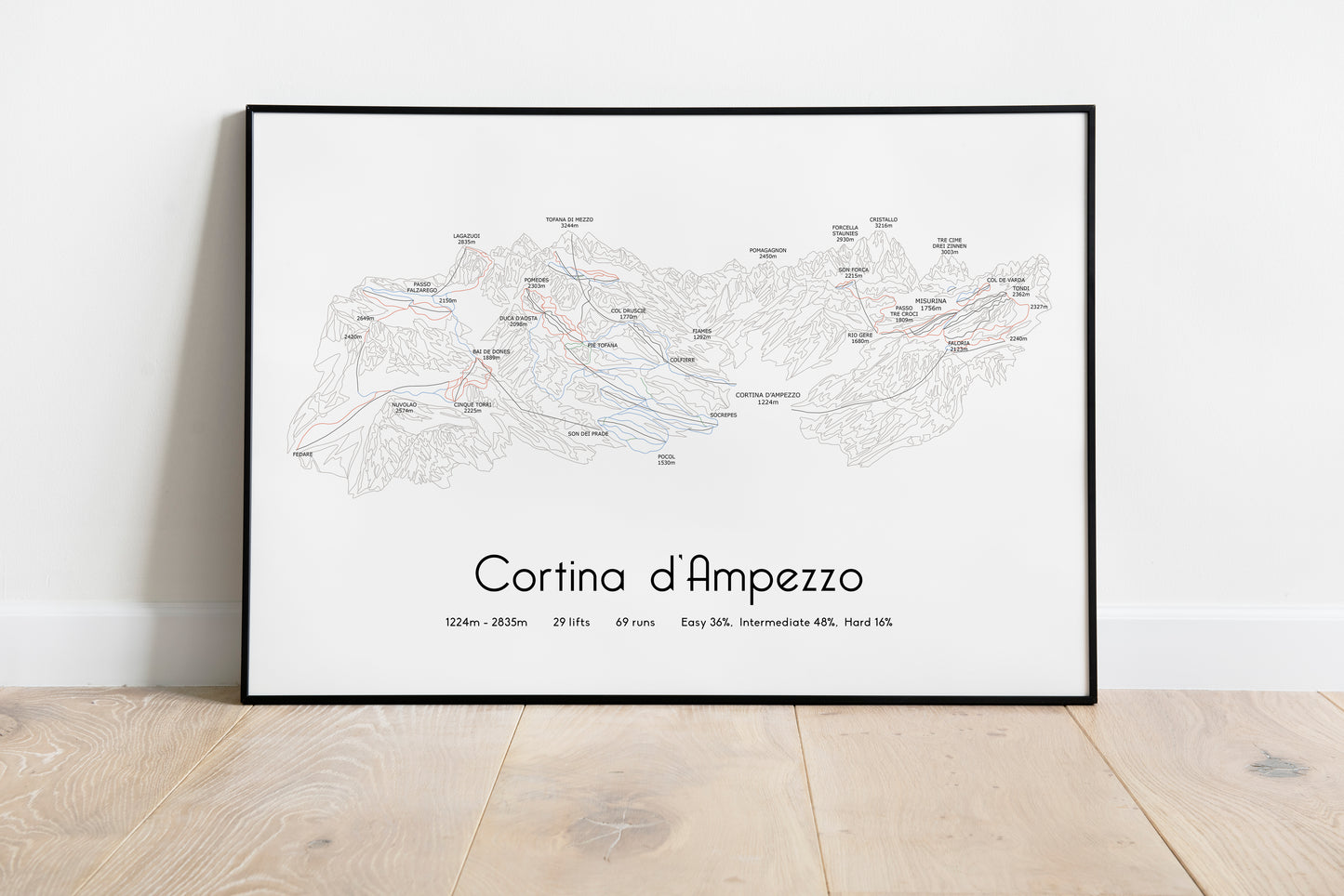 Cortina d'Ampezzo - Ski Posters & Art Prints