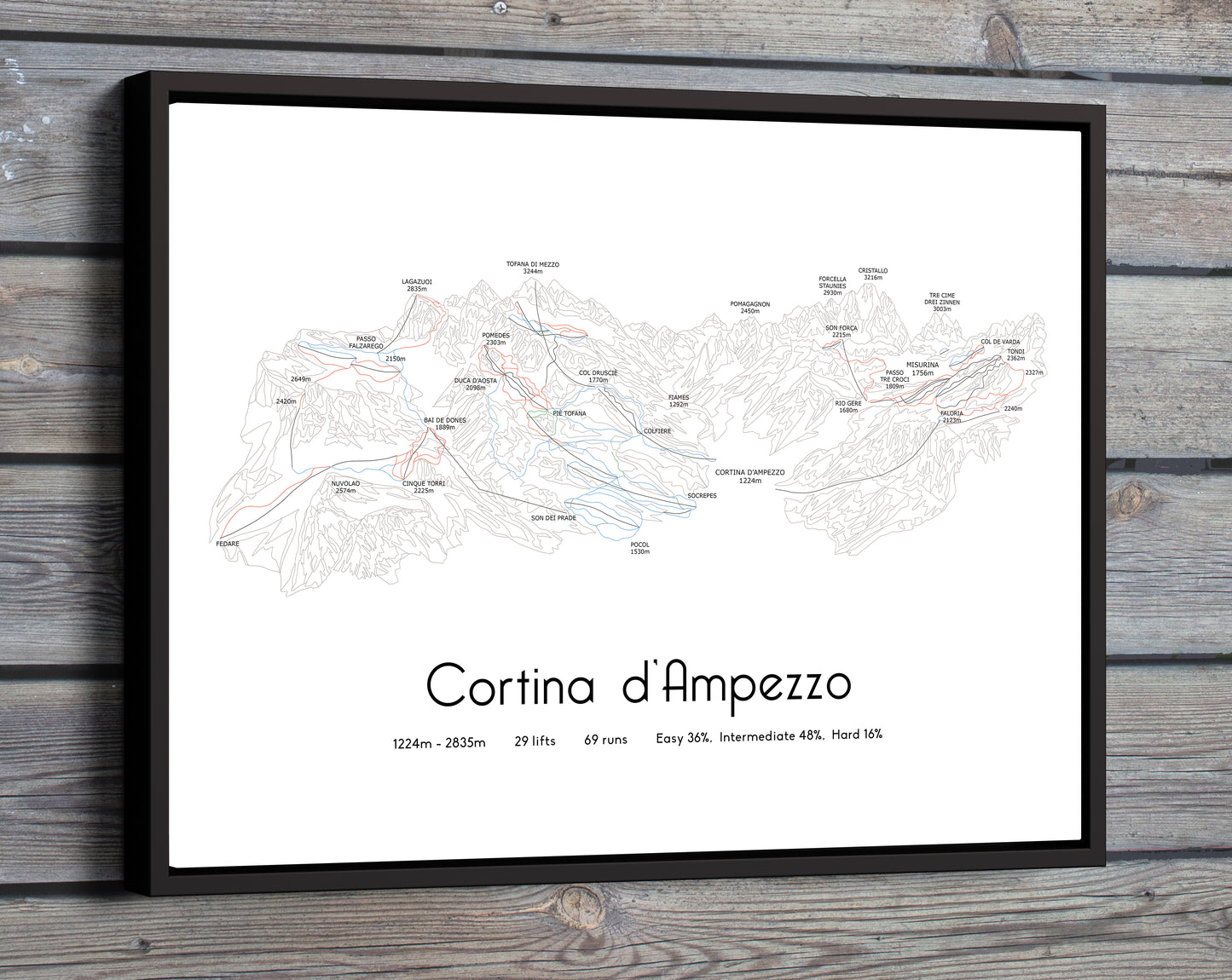 Cortina d'Ampezzo - Ski Posters & Art Prints