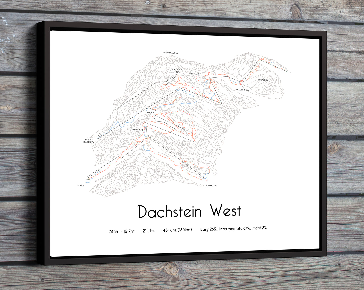 Dachstein West - Ski Posters & Art Prints