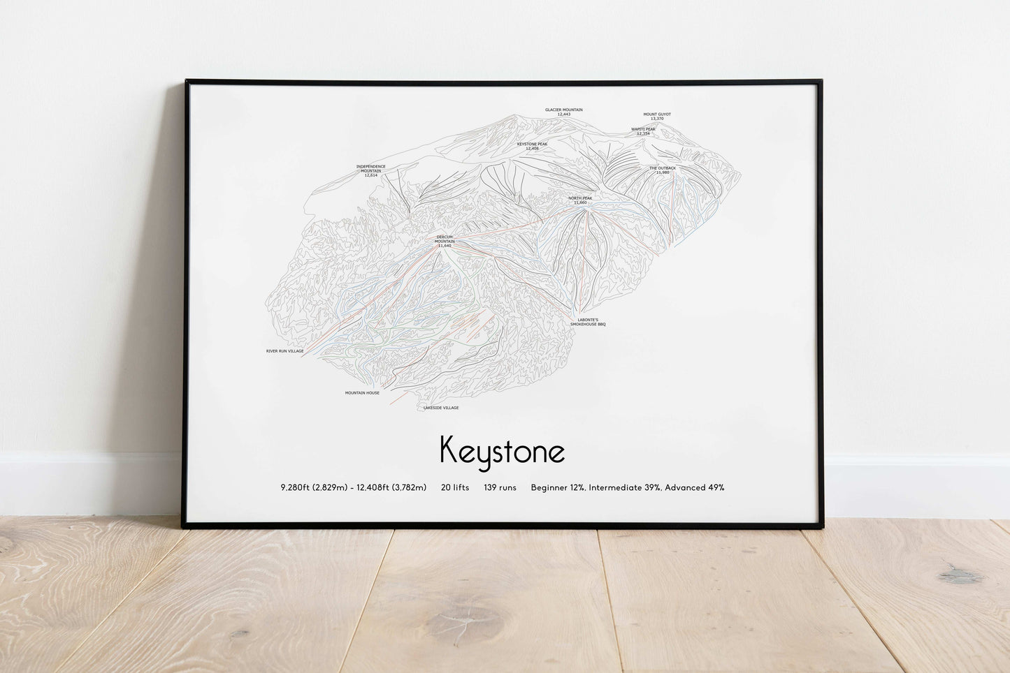 keystone mountain artwork black