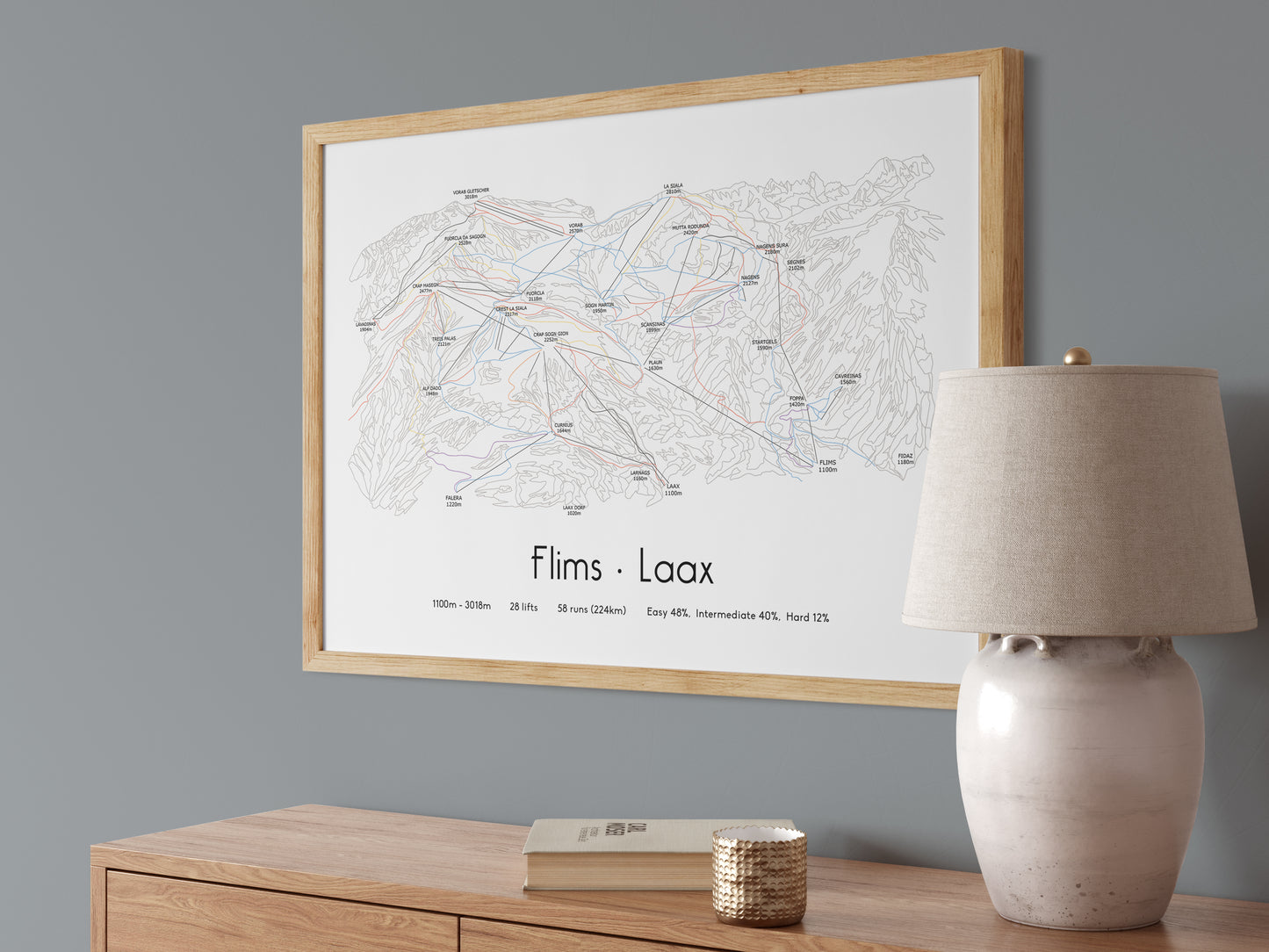 Flims Laax - Ski Posters & Art Prints