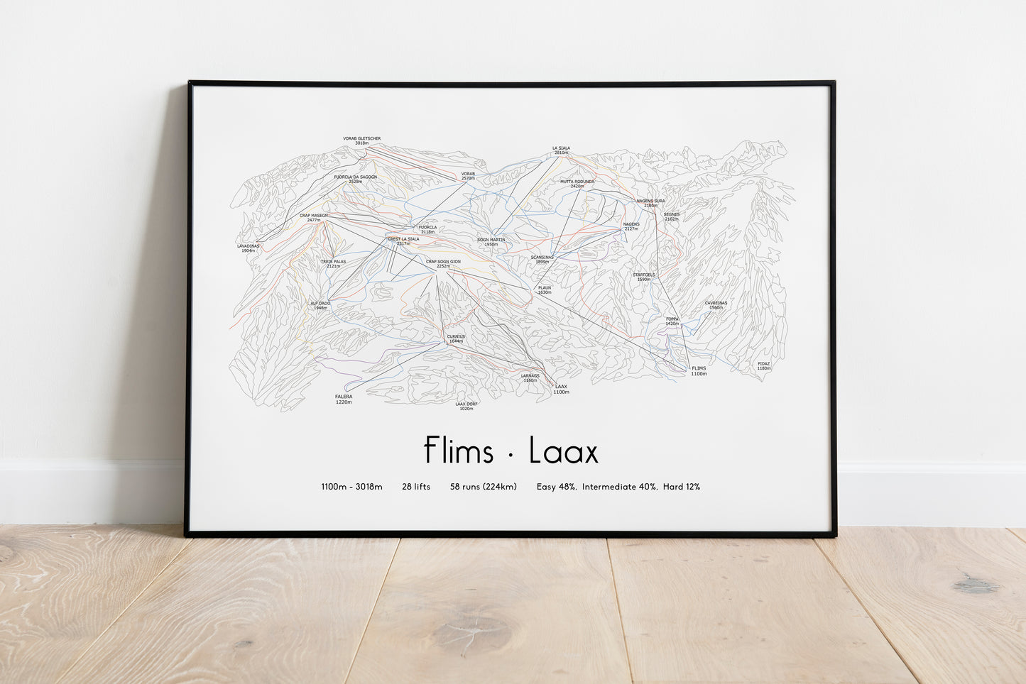 Flims Laax - Ski Posters & Art Prints