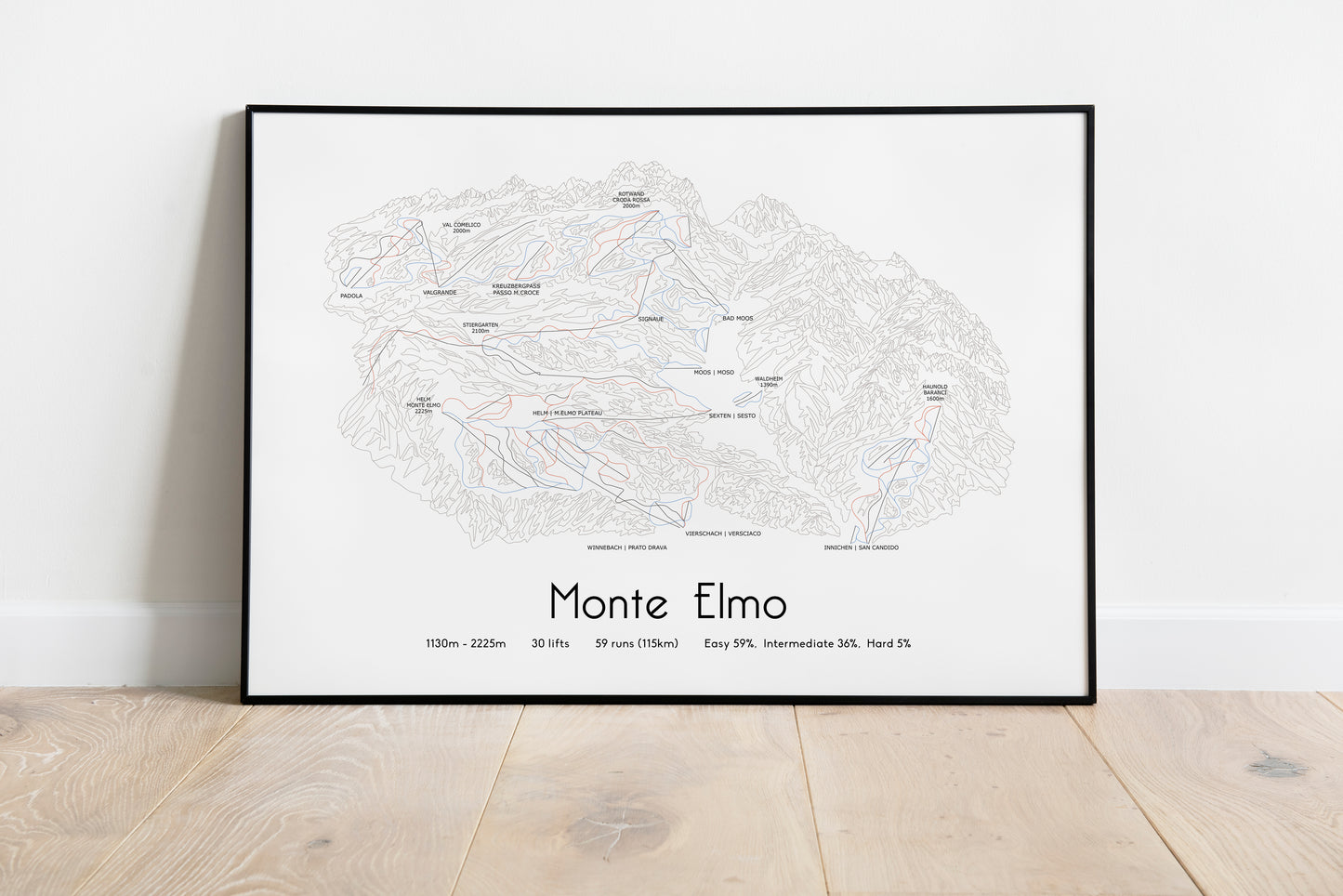 Monte Elmo - Ski Posters & Art Prints