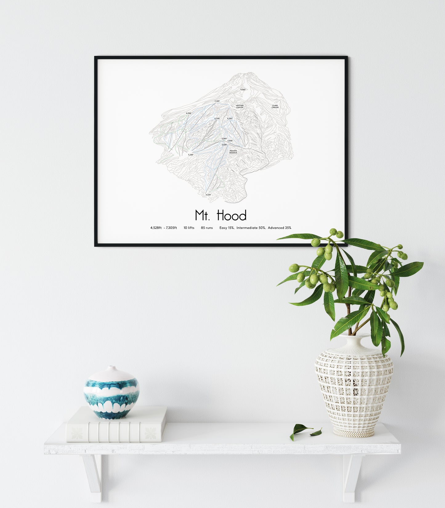 Mt. Hood Meadows - Ski Posters & Art Prints