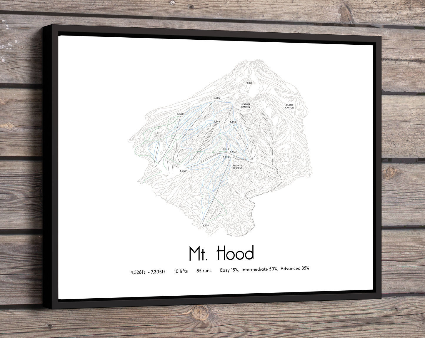 Mt. Hood Meadows - Ski Posters & Art Prints