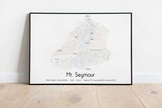 Mt. Seymour - Ski Posters & Art Prints