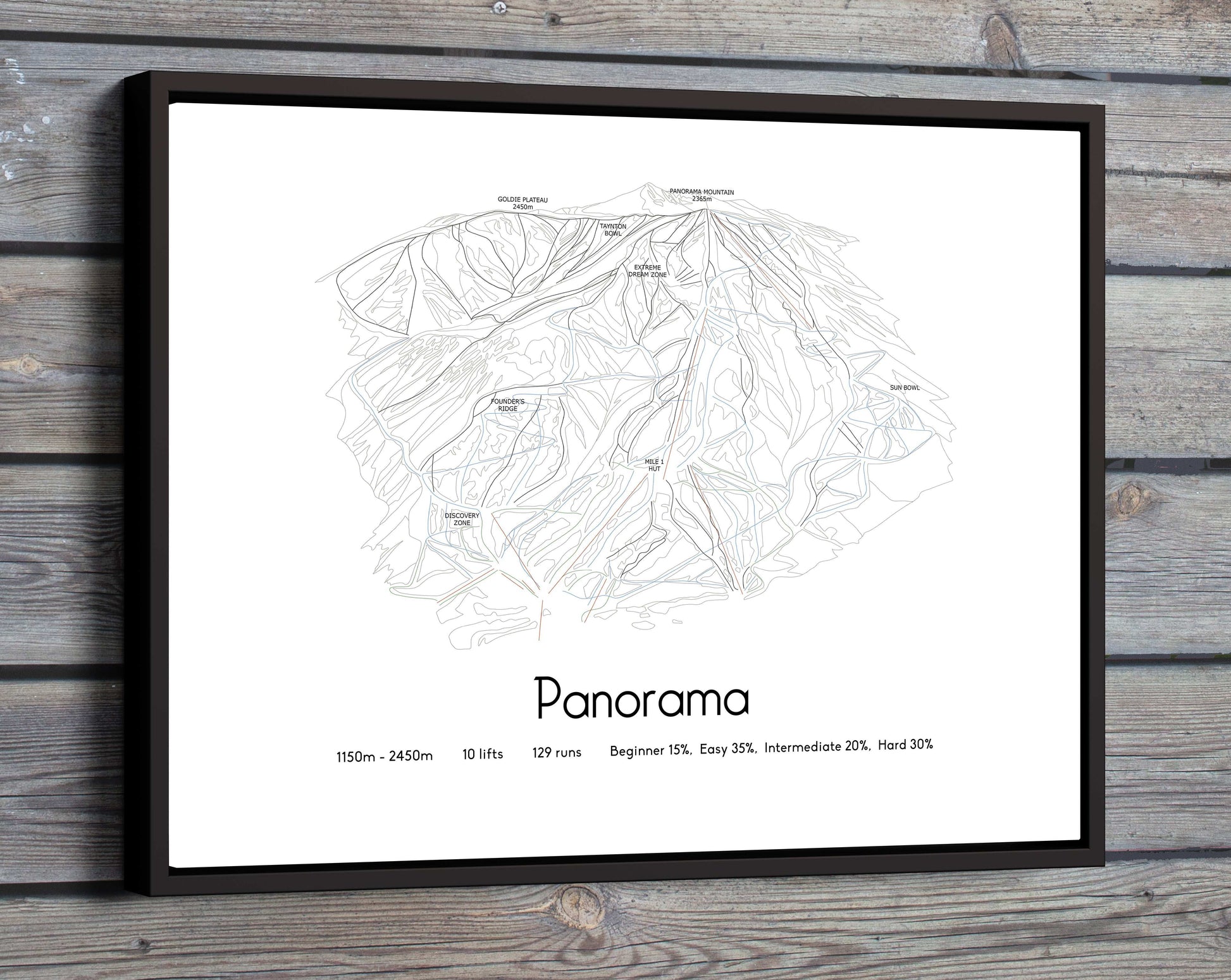 panorama mountain artwork wood