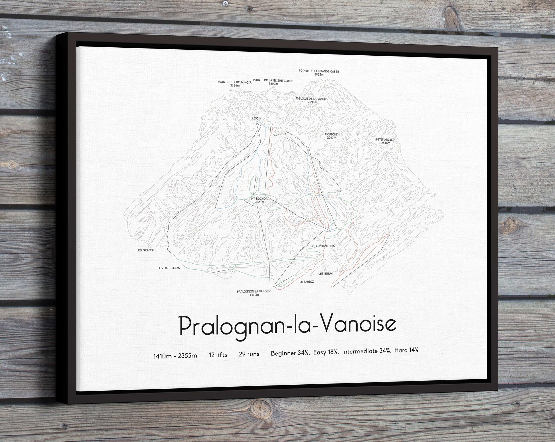 pralongnan la vanoise mountain artwork wood