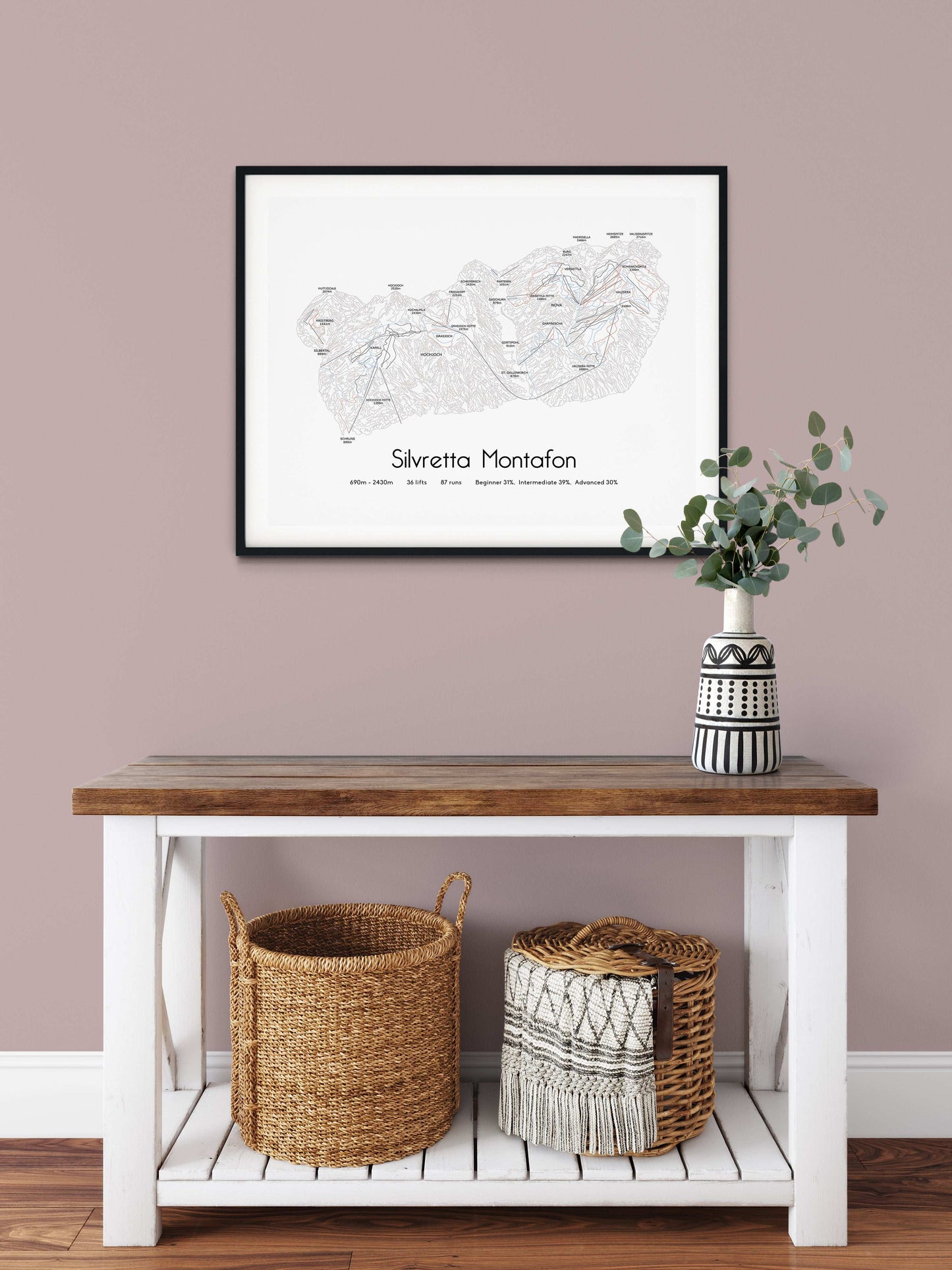 silvretta montafon mountain artwork hall