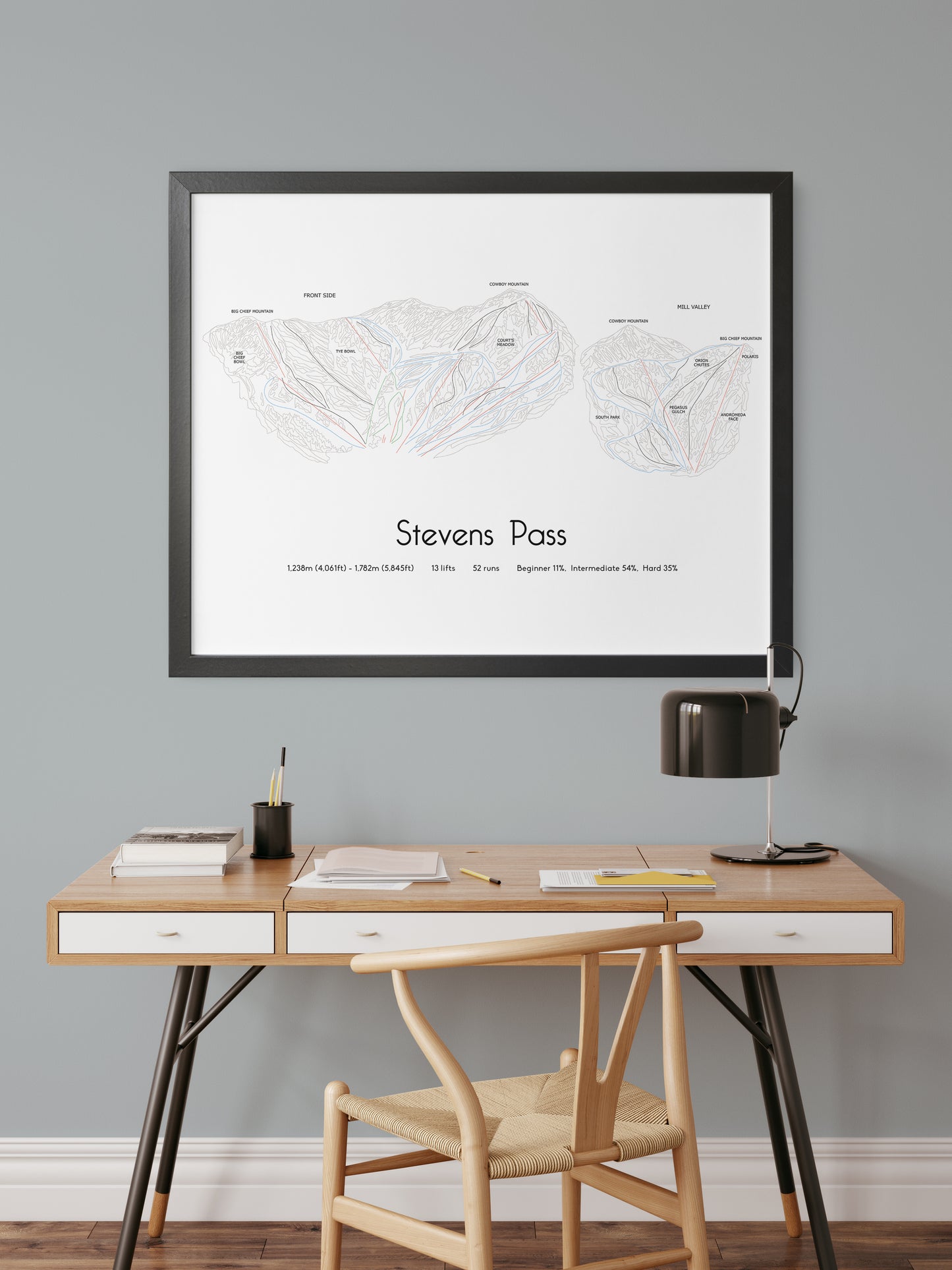 Stevens Pass - Ski Posters & Art Prints