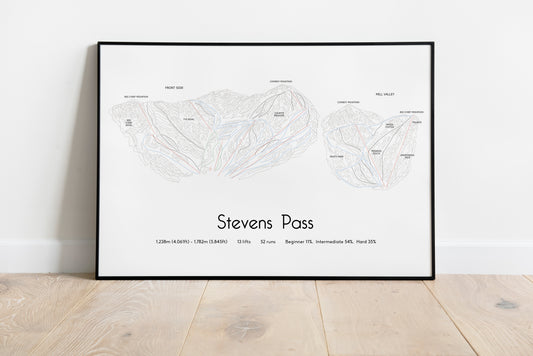 Stevens Pass - Ski Posters & Art Prints
