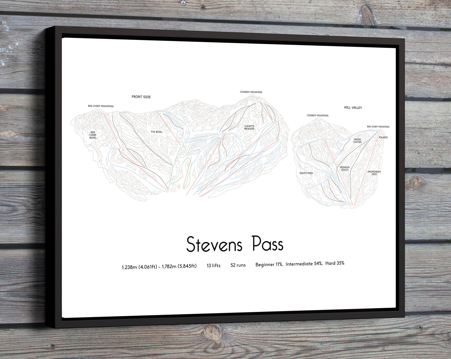 Stevens Pass - Ski Posters & Art Prints