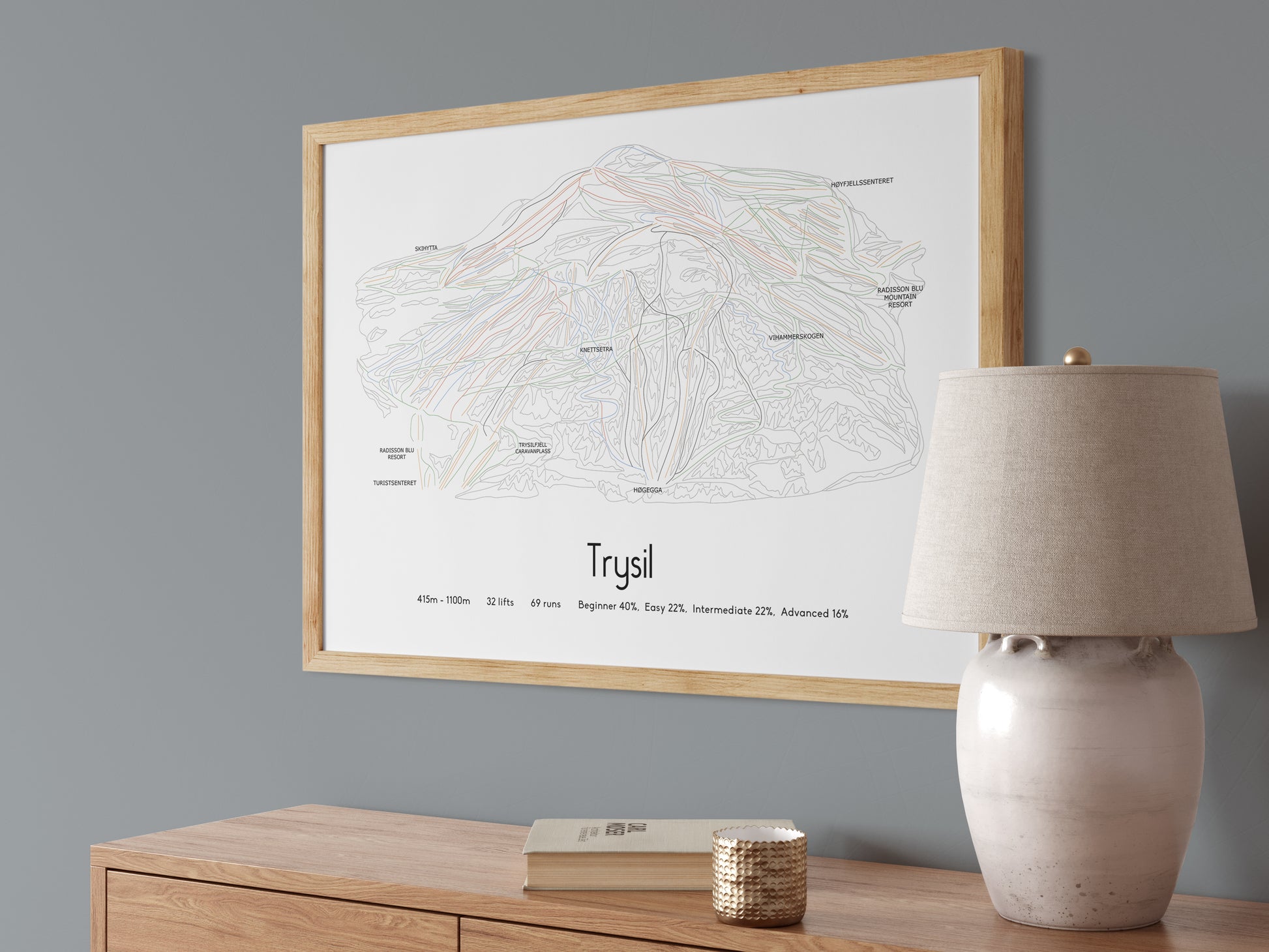 trysil mountain artwork angled