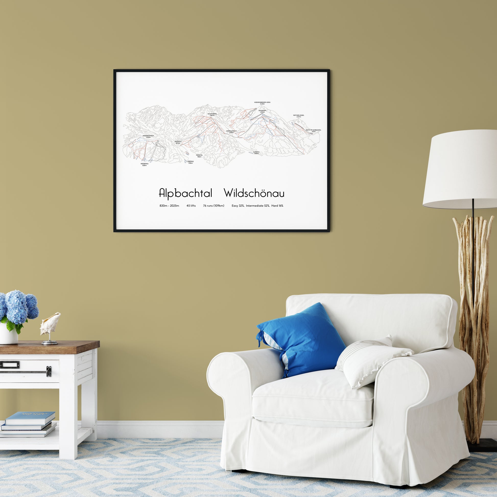 alpbachtal wildschonau mountain artwork chair