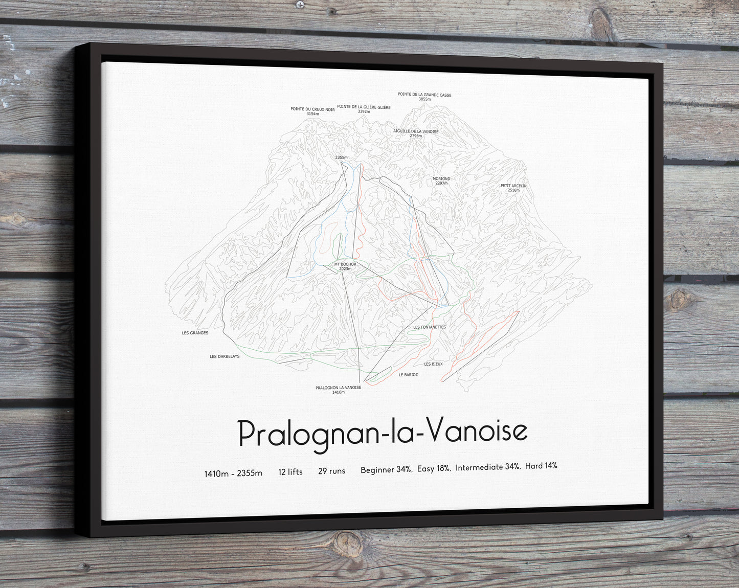 pralongnan la vanoise mountain artwork wood