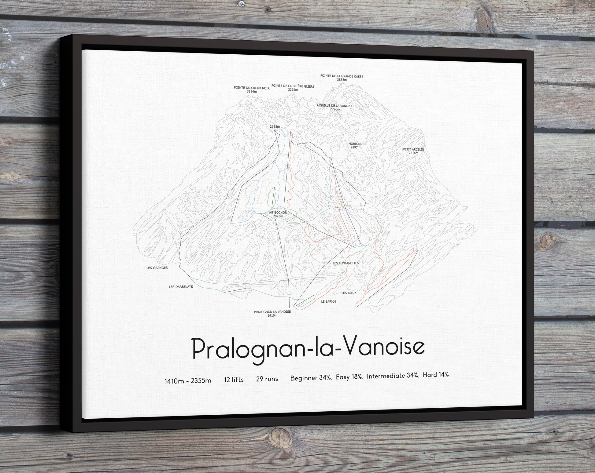 pralongnan la vanoise mountain artwork wood